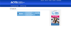 Desktop Screenshot of aota.otjoblink.org